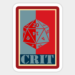 D20 Crit! Sticker